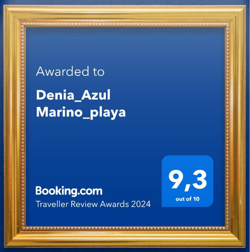 Denia_Azul Marino_playa Daire Dış mekan fotoğraf